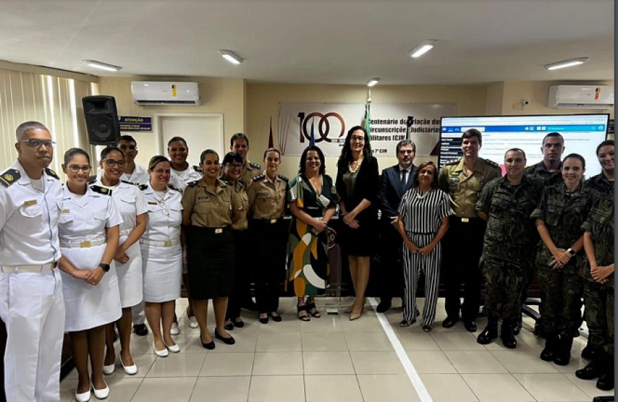 Evento na 7ª CJM aproxima integrantes da Justiça Militar e das Forças Armadas