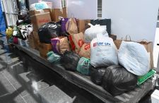 Posto de coleta do STM recebe doações