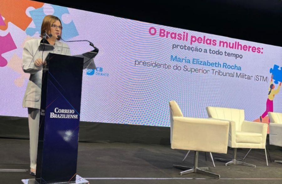 Presidente do STM participa de debate do Correio Braziliense "O Brasil pelas mulheres: proteção a todo tempo"