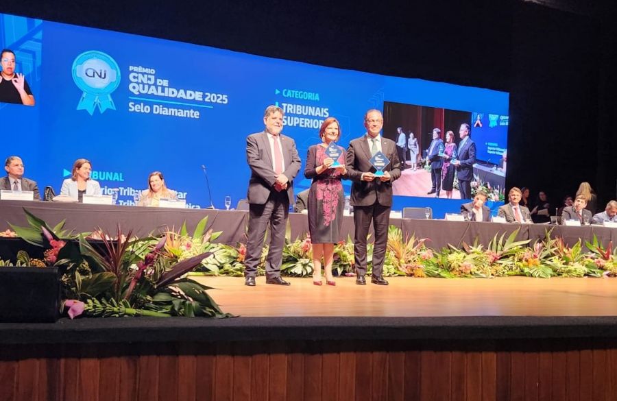STM recebe Prêmio CNJ de Qualidade, categoria "Diamante"